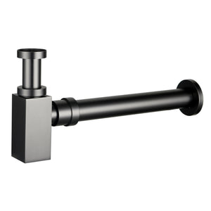POSEIDON BRASS SQUARE BOTTLE TRAP 40MM GUN METAL