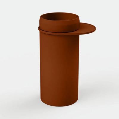 NOOD CO CYLINDER PRISM CIRCLE FREESTANDING BASIN RUST
