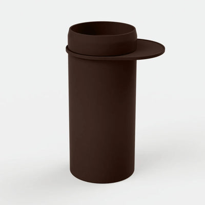 NOOD CO CYLINDER PRISM CIRCLE FREESTANDING BASIN SLATE
