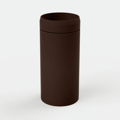 NOOD CO CYLINDER PRISM CIRCLE FREESTANDING BASIN SLATE