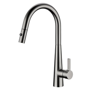 IKON OTUS LUX PULL-OUT SINK MIXER 422MM GUN METAL