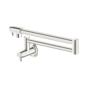 BELLA VISTA MICA HERITAGE POT FILLER 558MM BRUSHED NICKEL