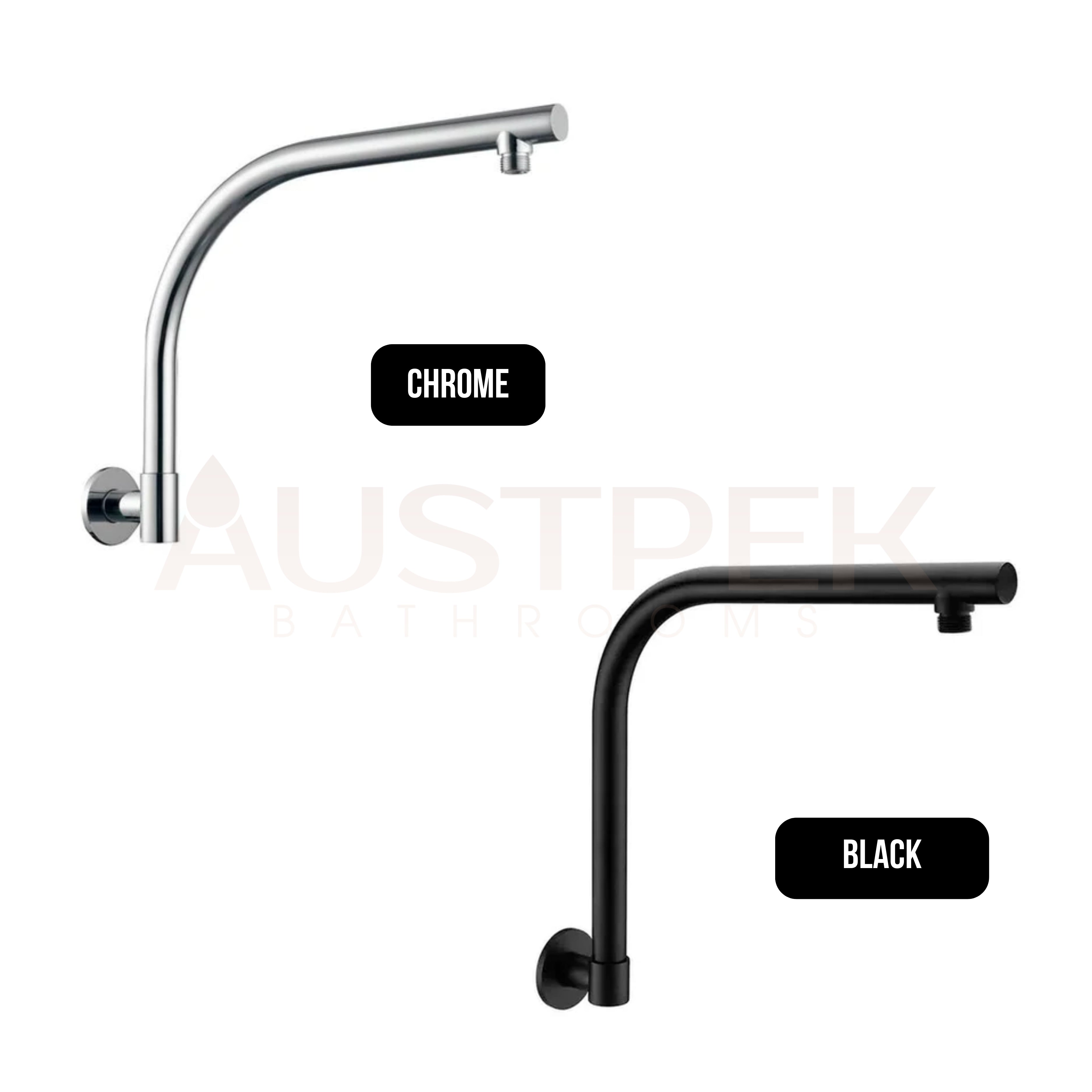 INSPIRE PAVIA GOOSENECK ARM BLACK 360MM