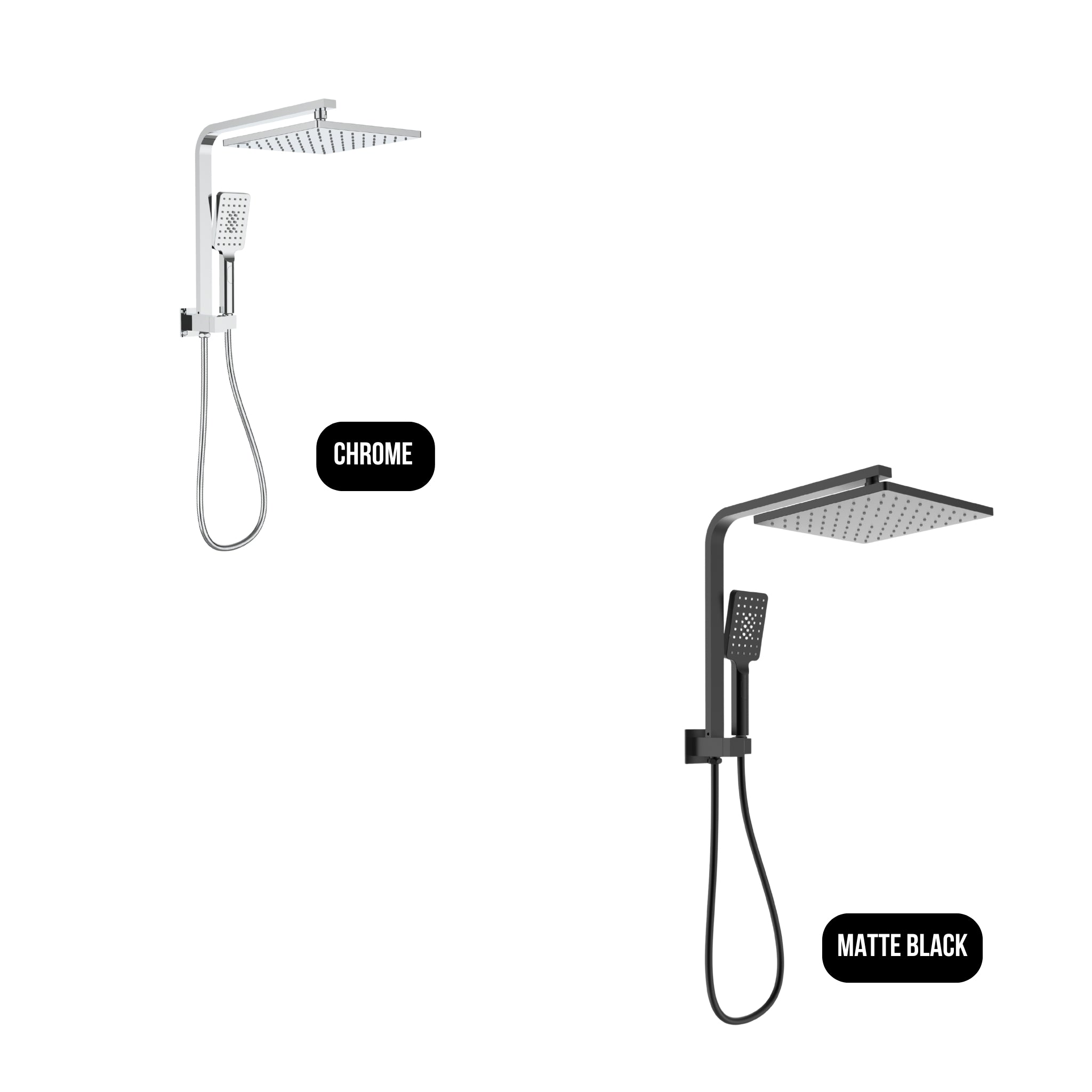 IKON SANDO MINI MULTIFUNCTION SHOWER SET 446MM CHROME