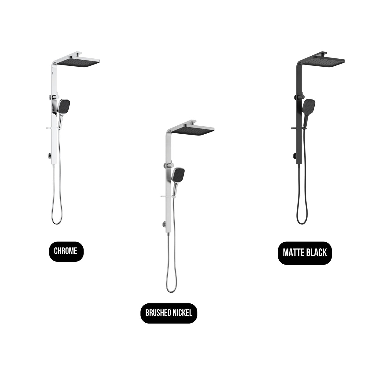 IKON CERAM MULTI-FUNCTION SHOWER SET CHROME