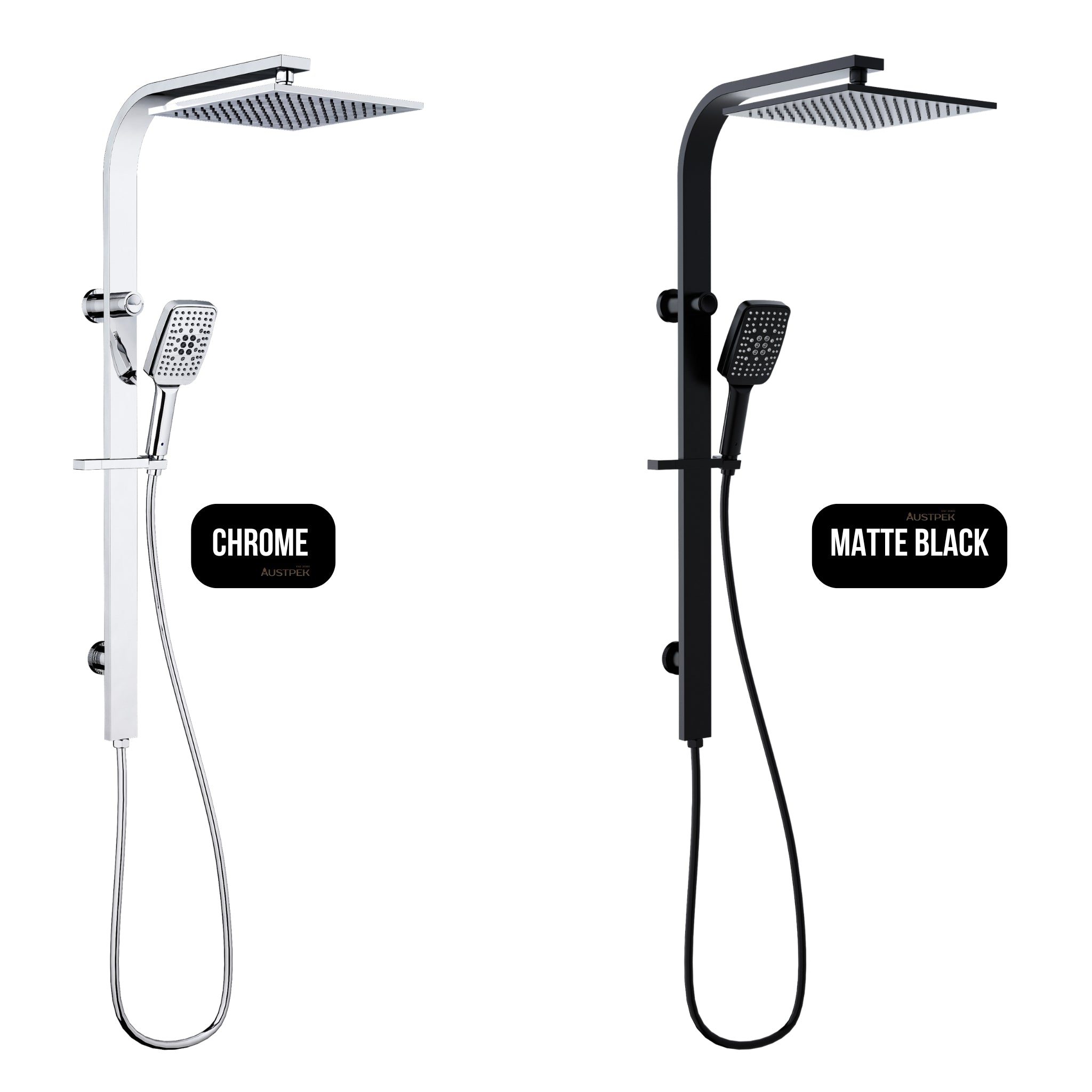 IKON SANDO MULTIFUNTION SHOWER SET 939MM MATTE BLACK