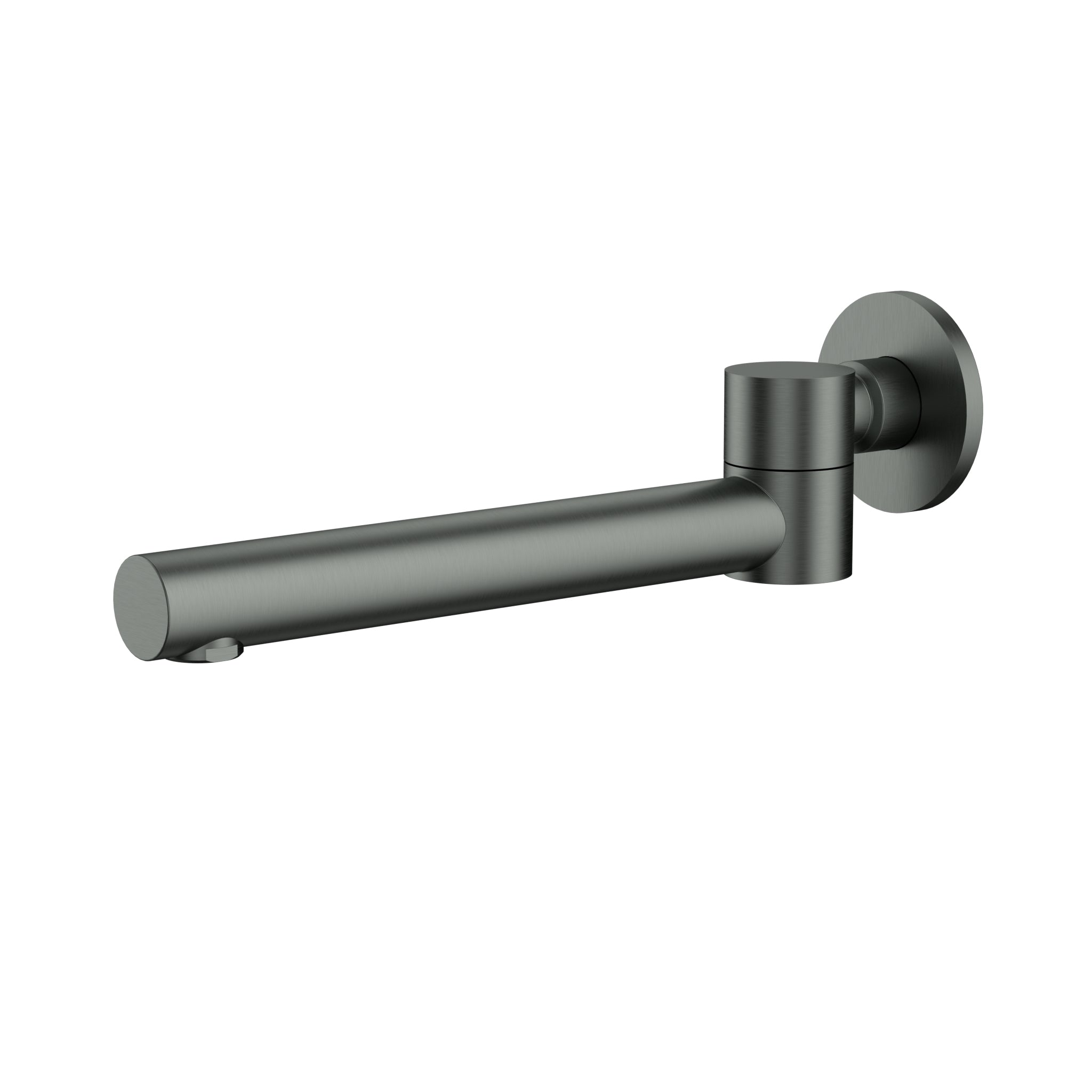 IKON OTUS SWIVEL LEAD FREE BATH SPOUT 242MM GUN METAL