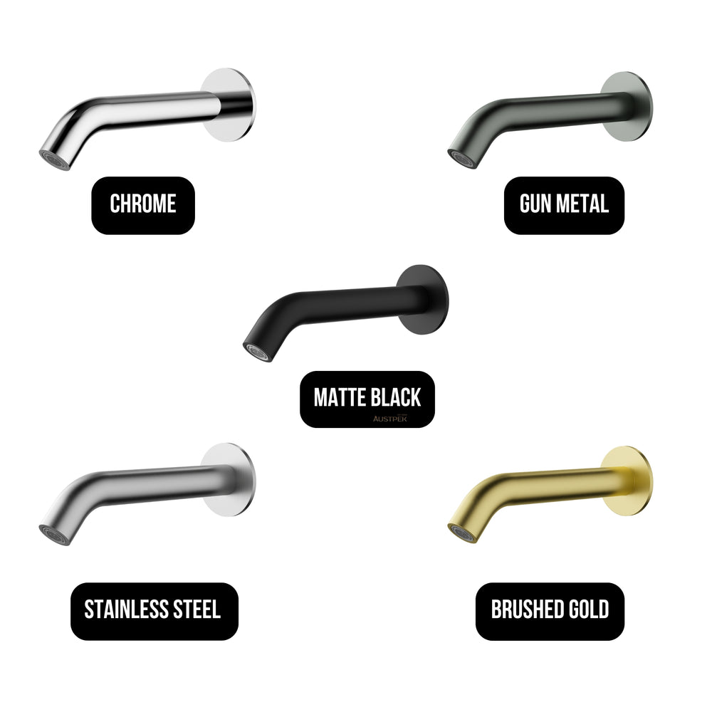 IKON OTUS SLIMLINE BATH SPOUT 220MM BRUSHED GOLD