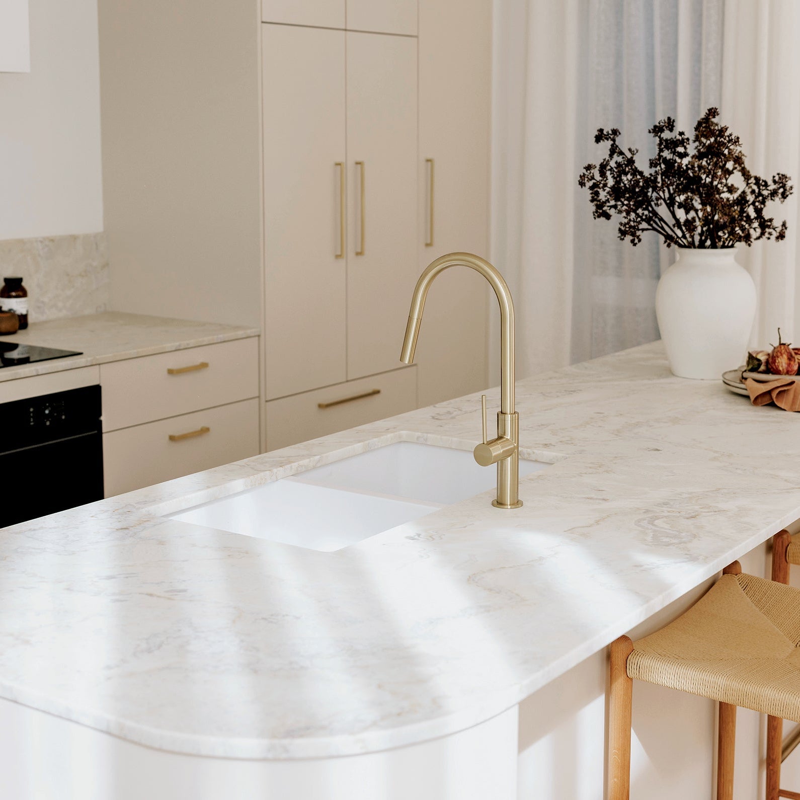 PHOENIX 5000 SERIES DOUBLE BOWL SINK MATTE WHITE 802MM