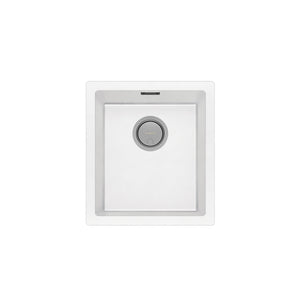 PHOENIX 5000 SERIES SINGLE BOWL SINK MATTE WHITE 416MM