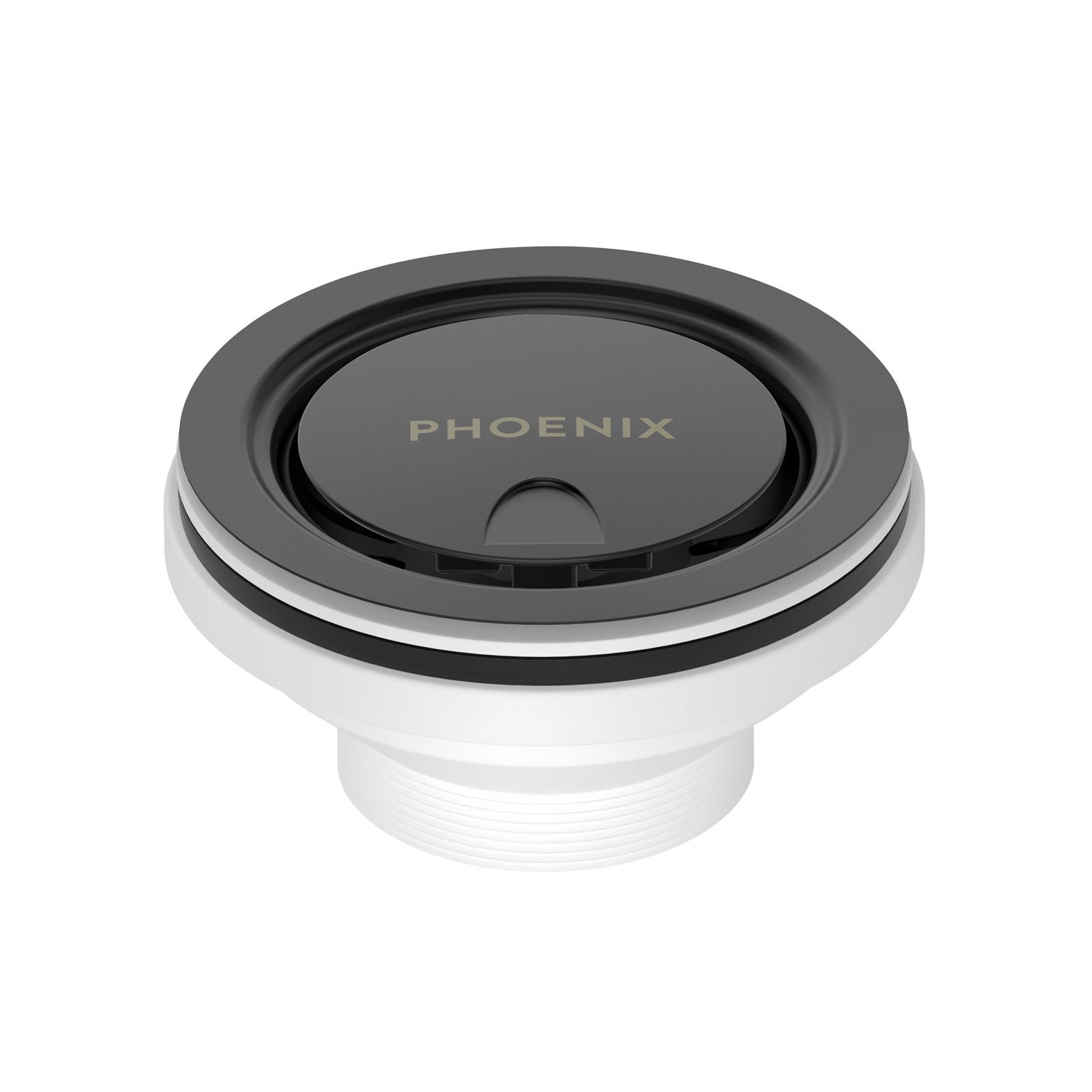 PHOENIX COVERED SINK BASKET WASTE MATTE BLACK