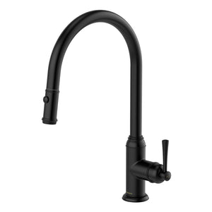PHOENIX CROMFORD PULL OUT SINK MIXER 402MM MATTE BLACK