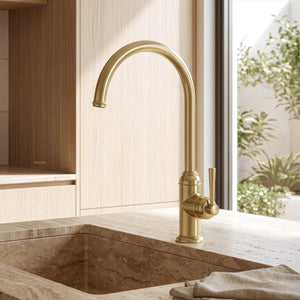 PHOENIX CROMFORD SINK MIXER 363MM BRUSHED GOLD