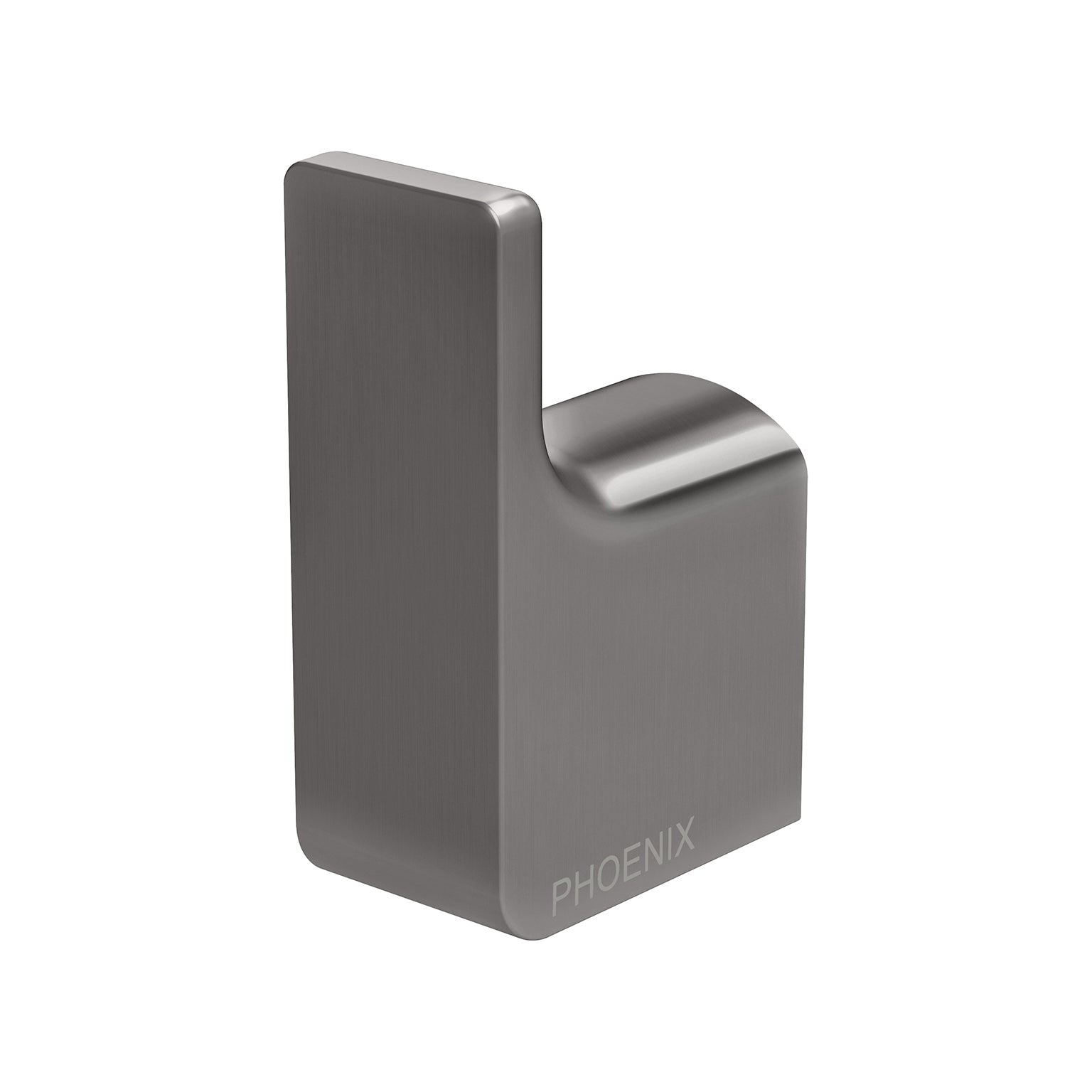 PHOENIX GLOSS ROBE HOOK BRUSHED CARBON