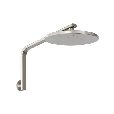 PHOENIX HIGH-RISE SHOWER ARM AND ROSE 346MM BRUSHED NICKEL