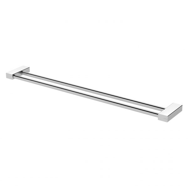 PHOENIX LEXI MKII DOUBLE NON-HEATED TOWEL RAIL CHROME (AVAILABLE IN 600MM AND 800MM)