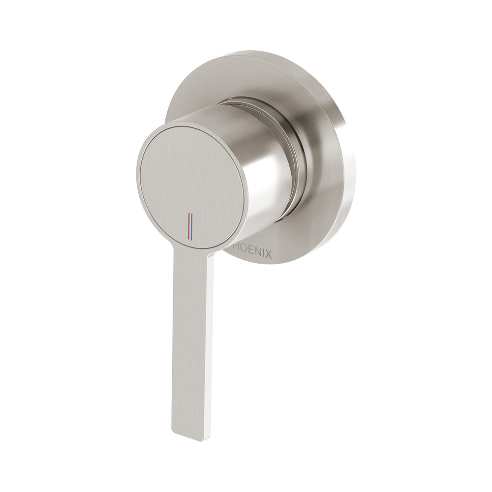 PHOENIX LEXI MKII SWITCHMIX SHOWER / WALL MIXER COMPLETE KIT BRUSHED NICKEL
