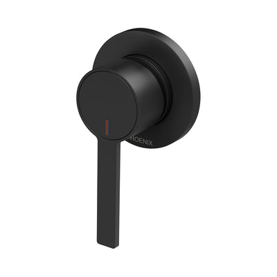 PHOENIX LEXI MKII SWITCHMIX SHOWER / WALL MIXER COMPLETE KIT MATTE BLACK