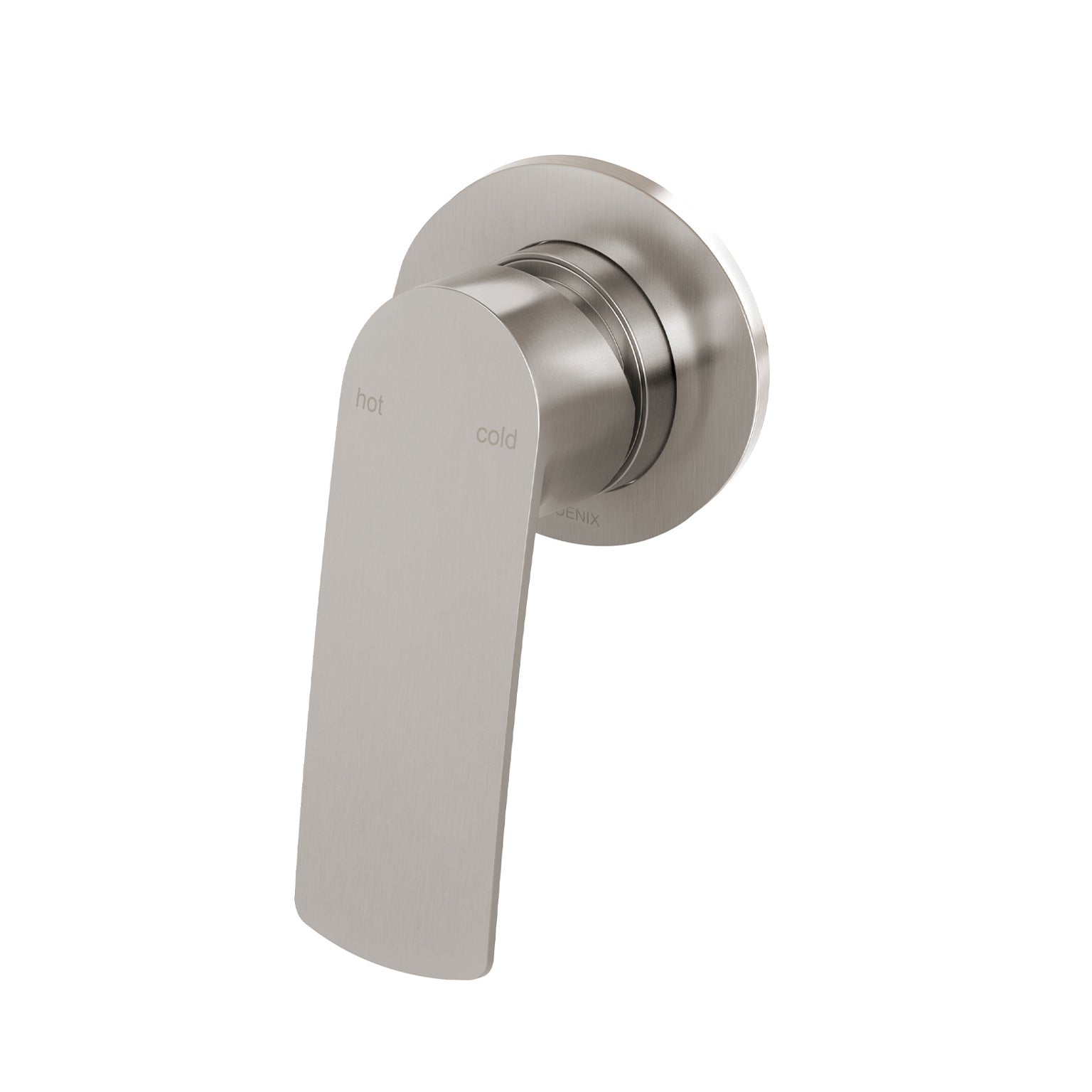 PHOENIX MEKKO LEAD FREE SWITCHMIX SHOWER / WALL MIXER ROUND PLATE COMPLETE KIT BRUSHED NICKEL