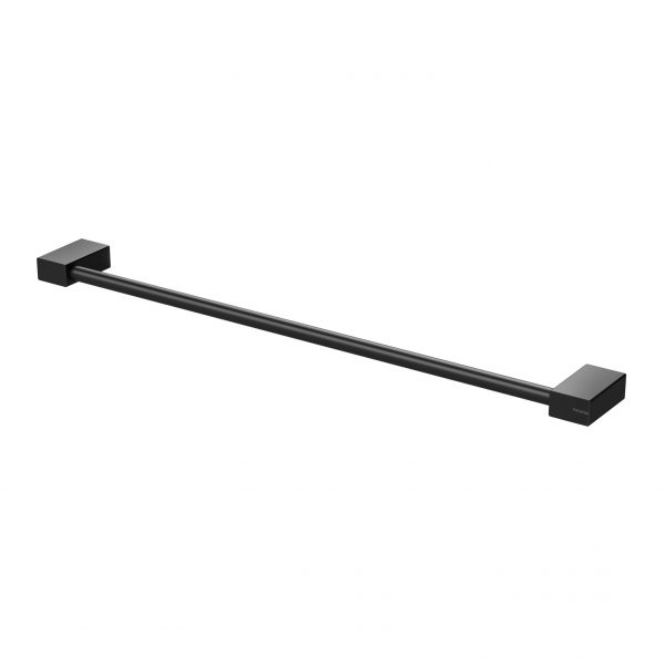 PHOENIX MKII SINGLE NON-HEATED TOWEL RAIL MATTE BLACK (AVAILABLE IN 600MM AND 800MM)