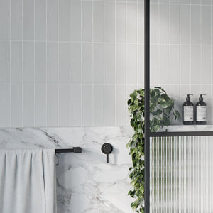 PHOENIX MKII SINGLE NON-HEATED TOWEL RAIL MATTE BLACK (AVAILABLE IN 600MM AND 800MM)