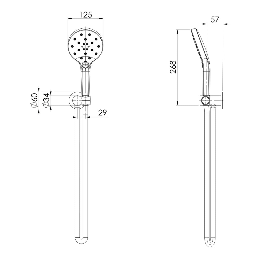 PHOENIX ORMOND HAND SHOWER CHROME