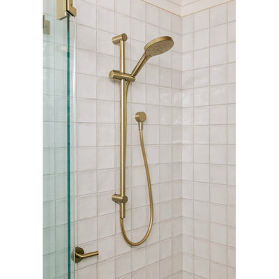 PHOENIX ORMOND SHOWER ON RAIL BRUSHED GOLD