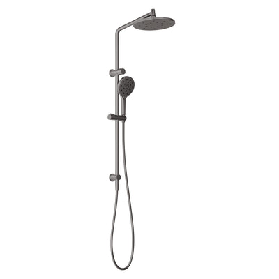 PHOENIX ORMOND TWIN SHOWER SYSTEM BRUSHED CARBON