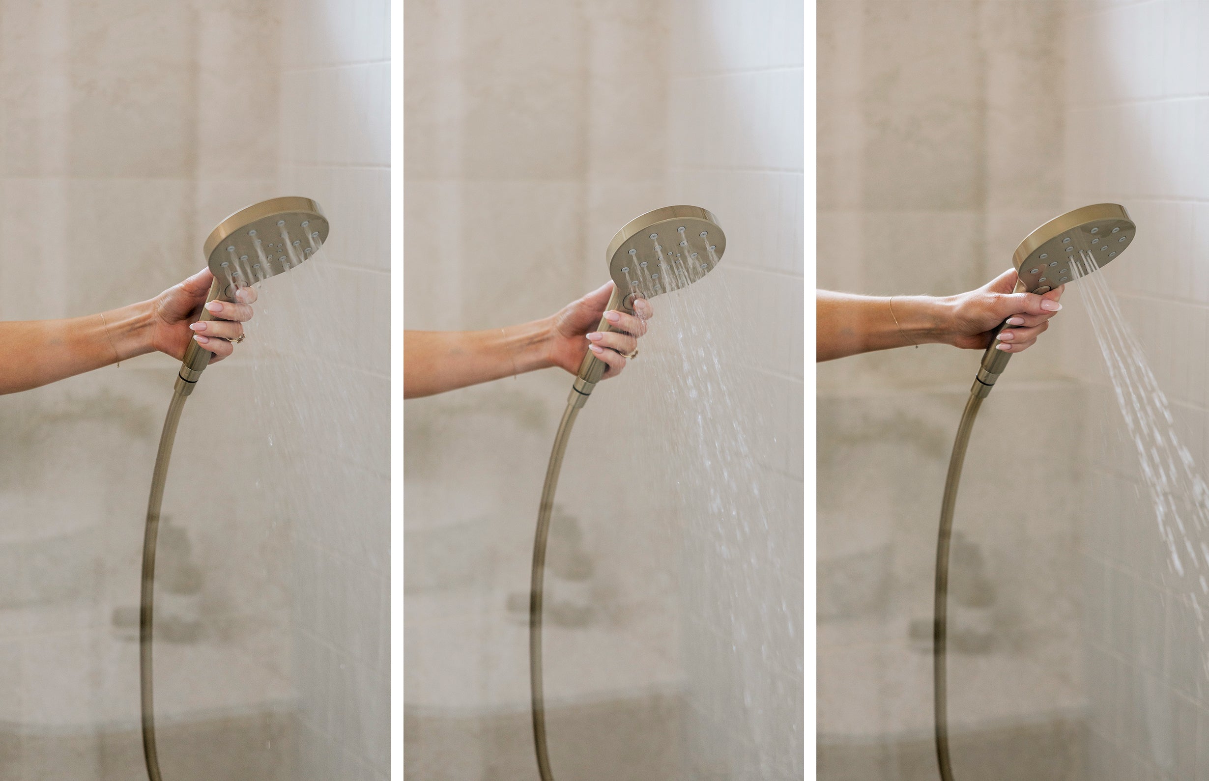 PHOENIX ORMOND TWIN SHOWER SYSTEM BRUSHED GOLD