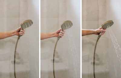 PHOENIX ORMOND TWIN SHOWER SYSTEM BRUSHED GOLD