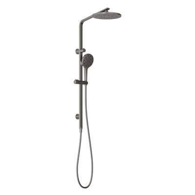 PHOENIX OXLEY TWIN SHOWER SYSTEM BRUSHED CARBON