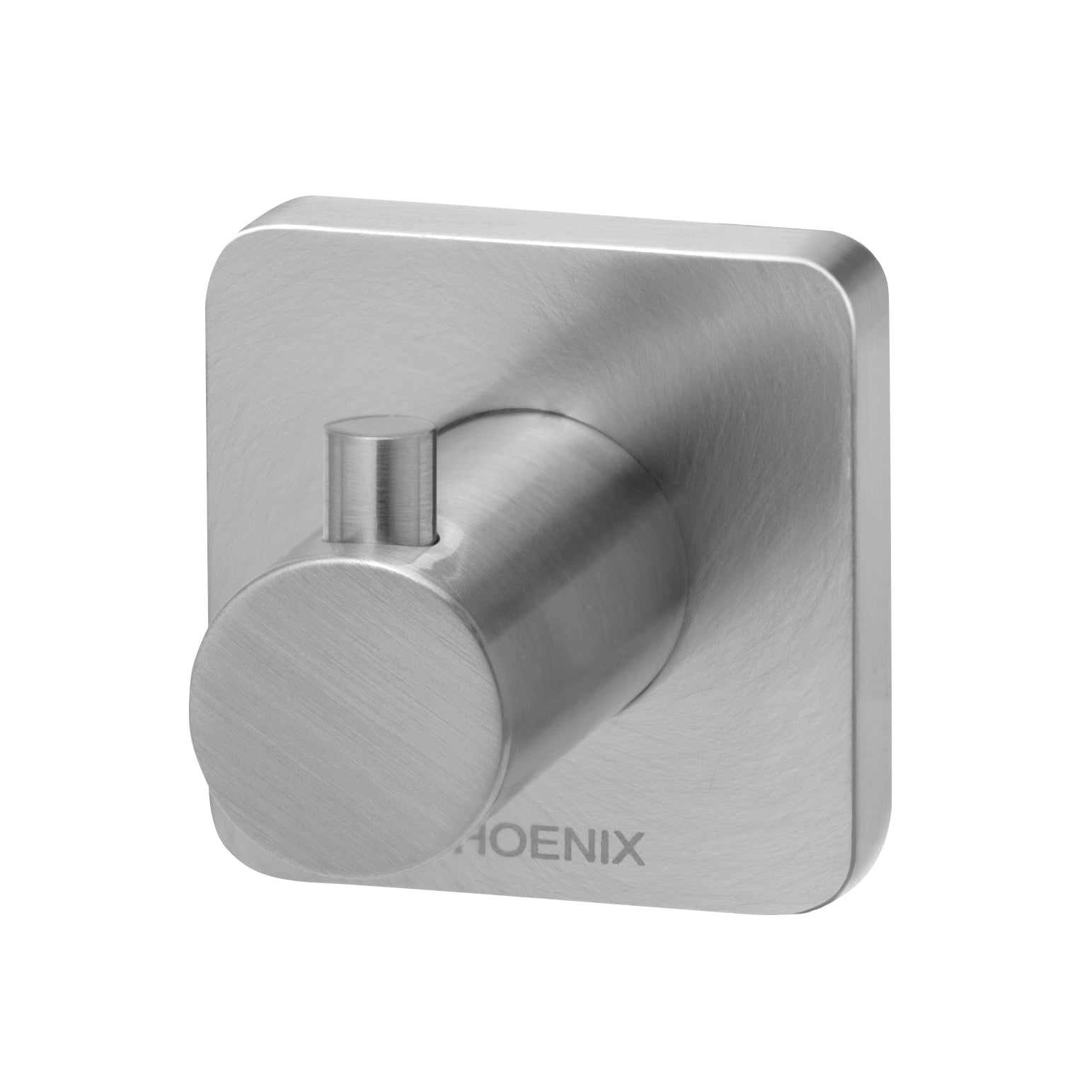 PHOENIX RADII SQUARE ROBE HOOK STAINLESS STEEL