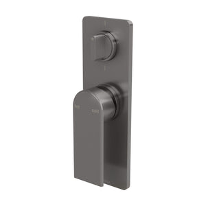 PHOENIX TEEL MKII SWITCHMIX SHOWER / BATH DIVERTER MIXER 180MM COMPLETE KIT BRUSHED CARBON