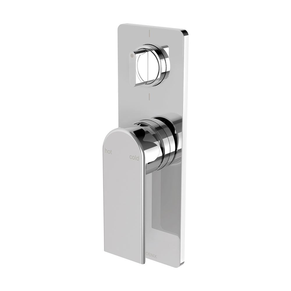 PHOENIX TEEL MKII SWITCHMIX SHOWER / BATH DIVERTER MIXER 180MM COMPLETE KIT CHROME