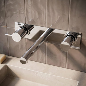 PHOENIX VIVID PIN THREE-PIECE LEVER BASIN SET 200MM CHROME