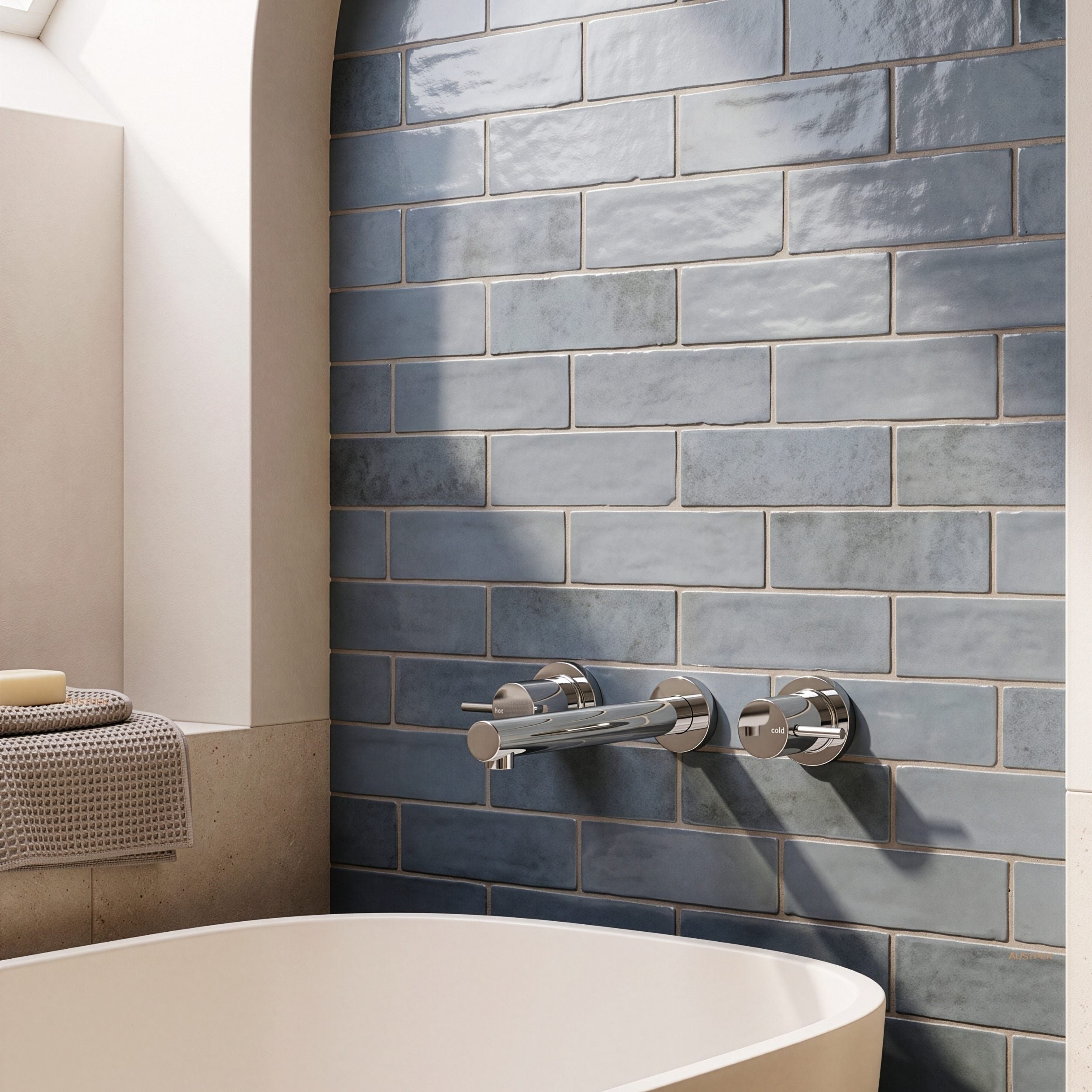 PHOENIX VIVID PIN THREE-PIECE LEVER BATH SET 200MM CHROME