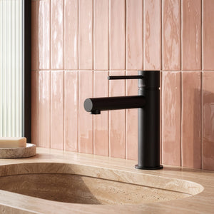 PHOENIX VIVID SLIMLINE BASIN MIXER 166MM MATTE BLACK
