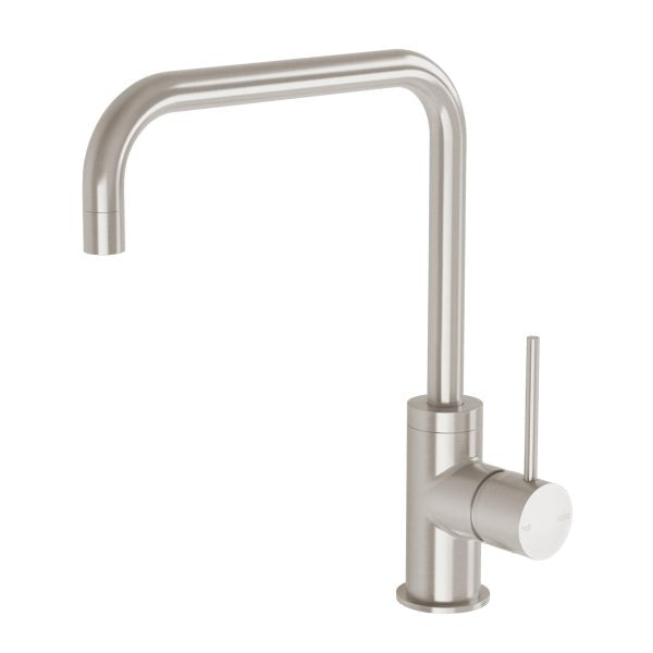 PHOENIX VIVID SLIMLINE SINK MIXER SQUARELINE 220MM BRUSHED NICKEL