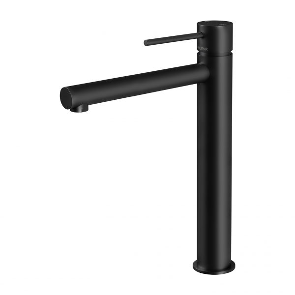 PHOENIX VIVID SLIMLINE LEAD FREE VESSEL MIXER 289MM MATTE BLACK