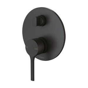 PHOENIX VIVID SLIMLINE SWITCHMIX OVAL SHOWER / BATH DIVERTER MIXER COMPLETE KIT MATTE BLACK