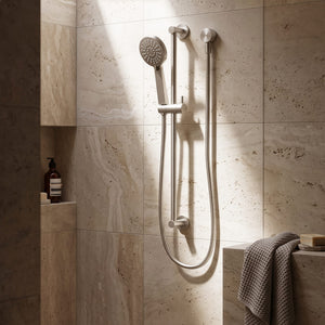 PHOENIX VIVID SLIMLINE RAIL SHOWER BRUSHED NICKEL
