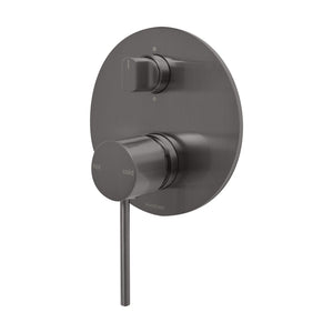 PHOENIX VIVID SLIMLINE SWITCHMIX SHOWER / BATH DIVERTER MIXER COMPLETE KIT BRUSHED CARBON