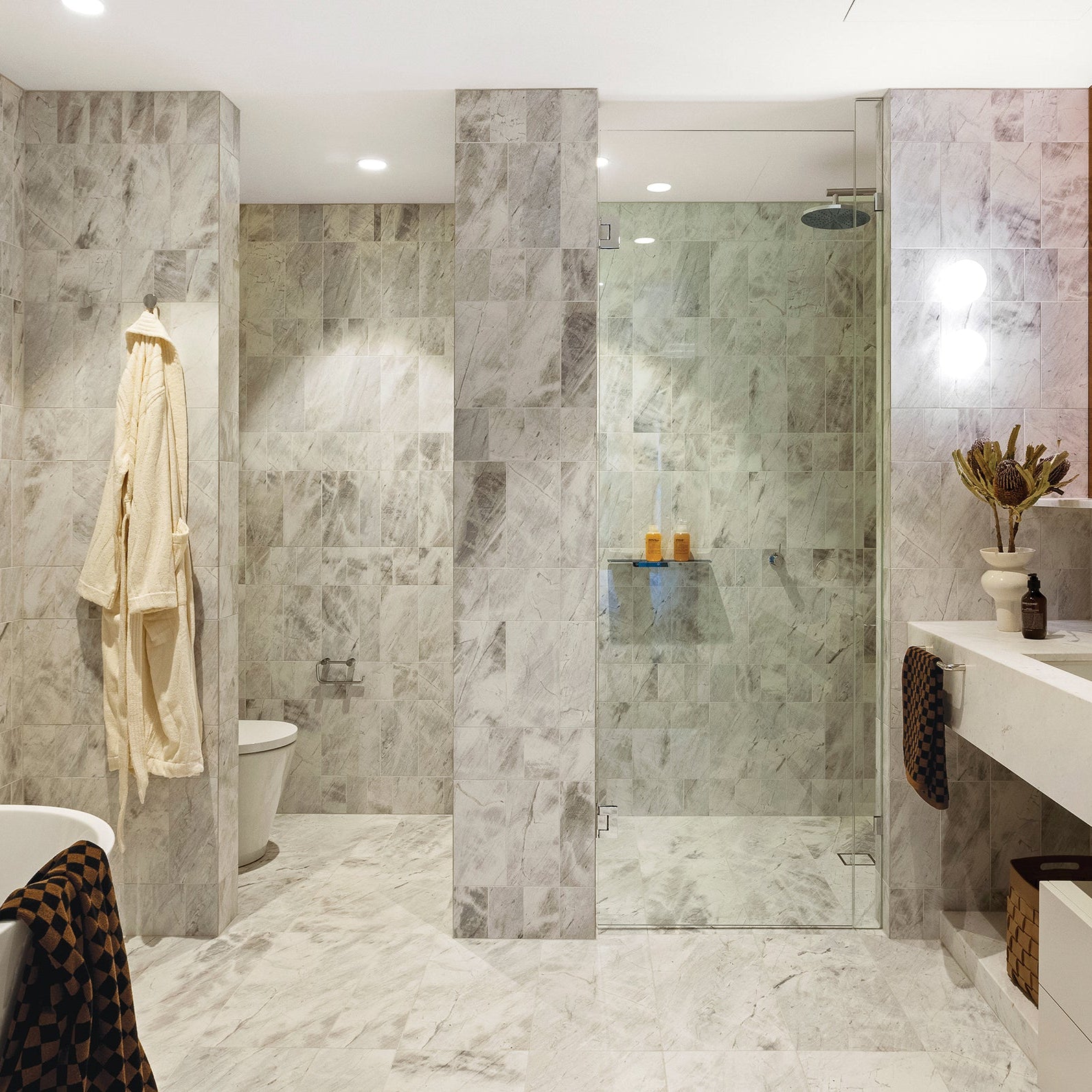 PHOENIX VIVID SLIMLINE TOILET ROLL HOLDER 180MM BRUSHED CARBON