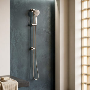 PHOENIX VIVID SLIMLINE WATER THROUGH RAIL HAND SHOWER BRUSHED NICKEL