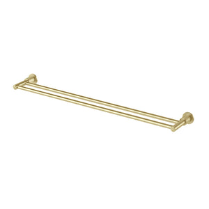 PHOENIX WILTERN DOUBLE TOWEL RAIL 800MM BRUSHED GOLD