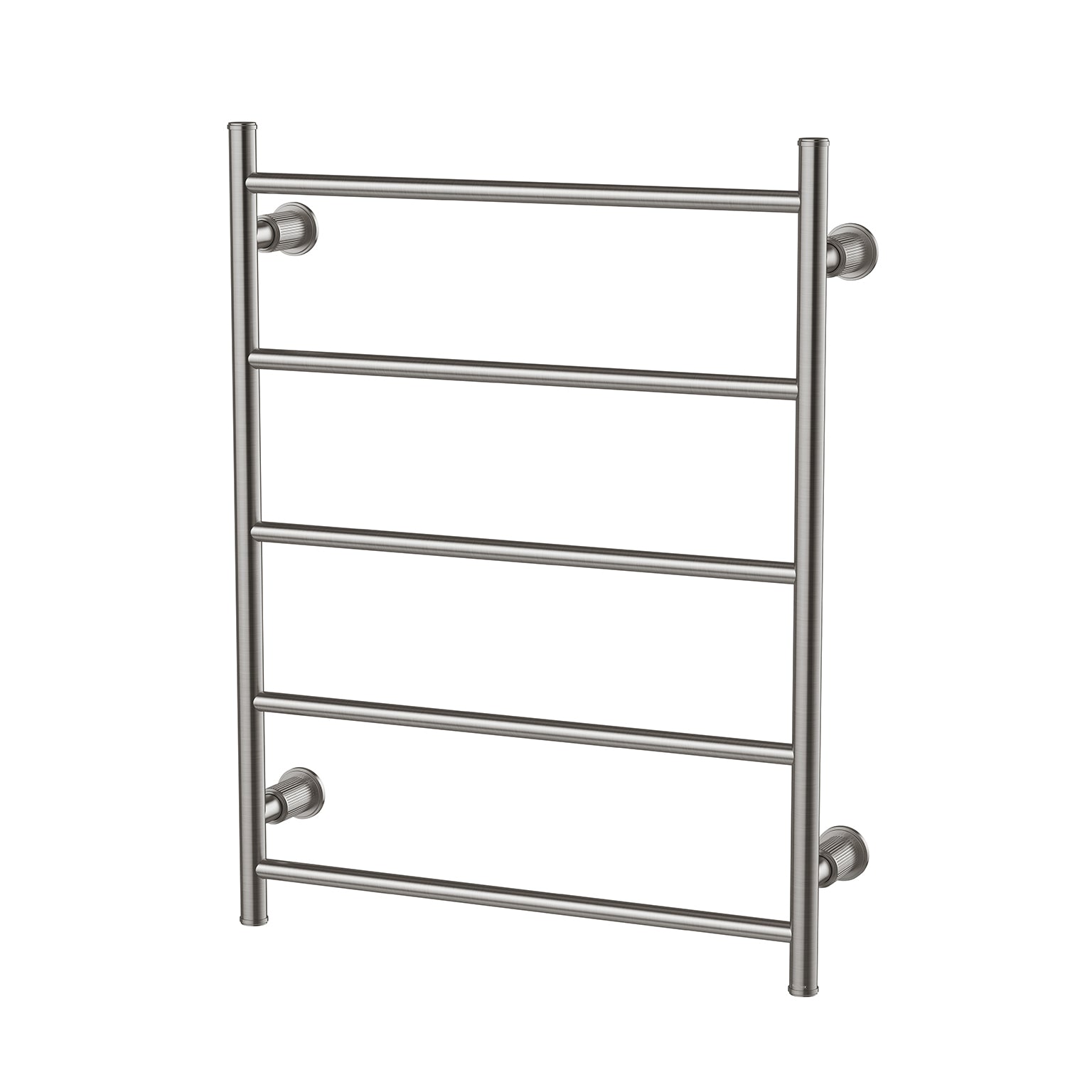 PHOENIX WILTERN HEATED TOWEL LADDER 748MM BRUSHED CARBON