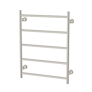 PHOENIX WILTERN HEATED TOWEL LADDER 748MM BRUSHED NICKEL