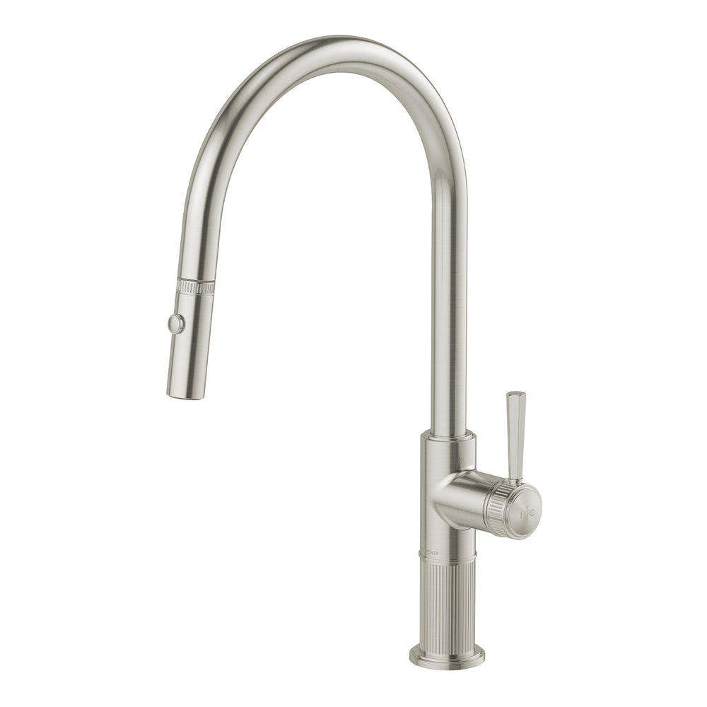 PHOENIX WILTERN PULL OUT SINK MIXER 439MM BRUSHED NICKEL