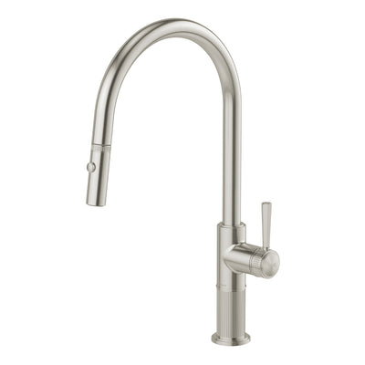 PHOENIX WILTERN LEAD FREE PULL OUT SINK MIXER 439MM BRUSHED NICKEL