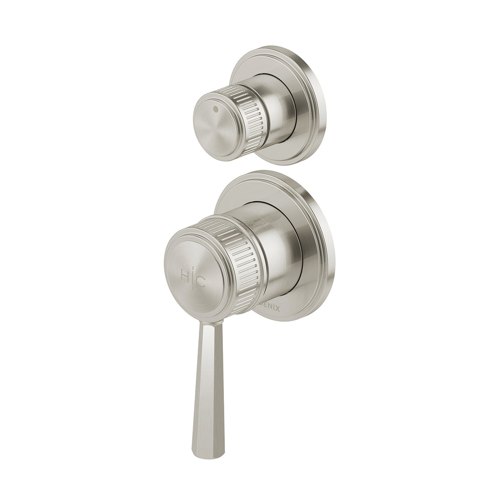 PHOENIX WILTERN SWITCHMIX SHOWER / BATH DIVERTER MIXER COMPLETE KIT BRUSHED NICKEL
